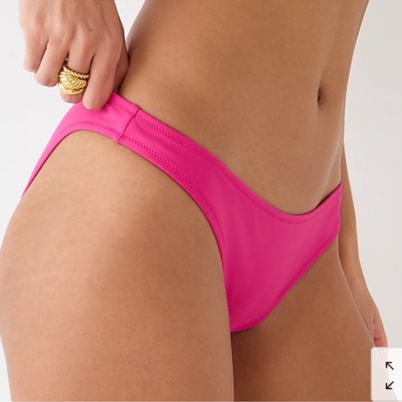 J. Crew Other - J.Crew Heritage 1989‎ Bikini Bottom NWT size Medium Radiant Fuchsia High-Leg